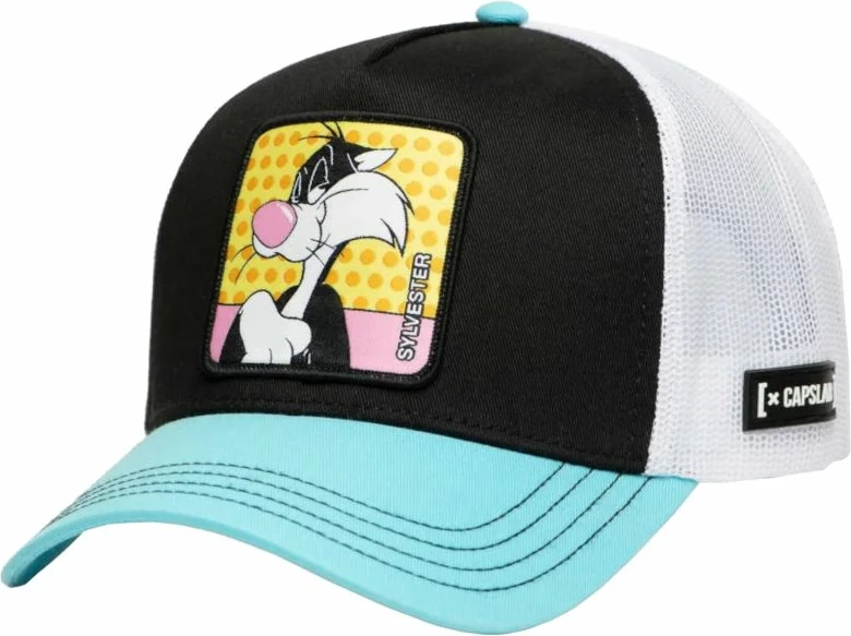 Kapelë snapback për meshkuj Capslab, bardhë/zezë/kaltër
