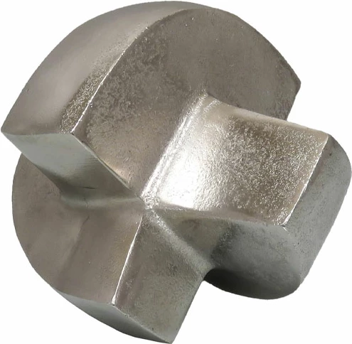 Dekor BRONTIE, nyje, alumin, ngjyrë argjendi, 20x19x19 cm