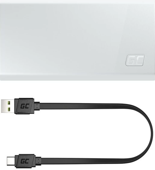 Powerbank Green Cell PowerPlay 20S 20000mAh 22.5W, Bardhë