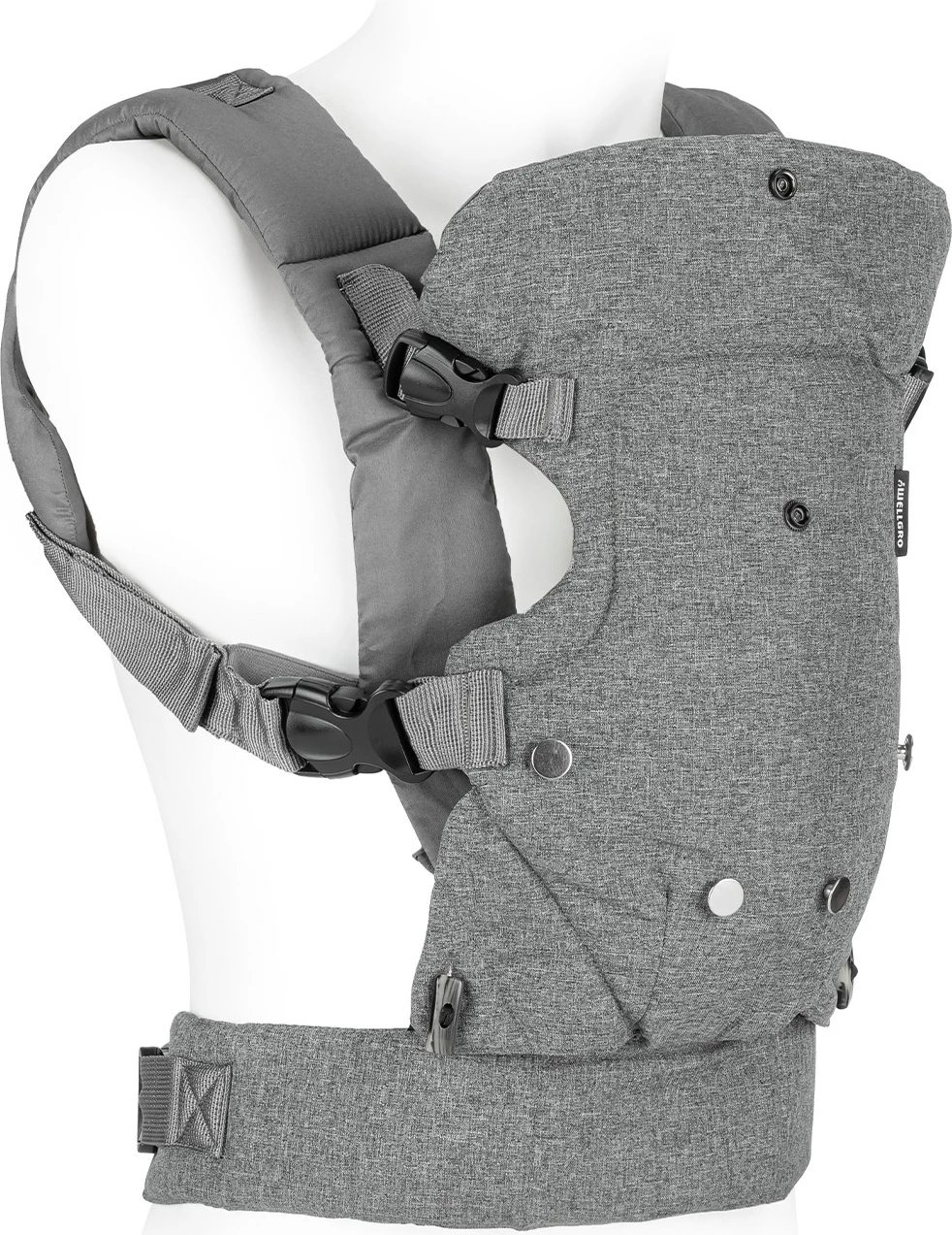 Mbajtëse për bebe, Evila Originals, e rehatshme, ngjyrë gri