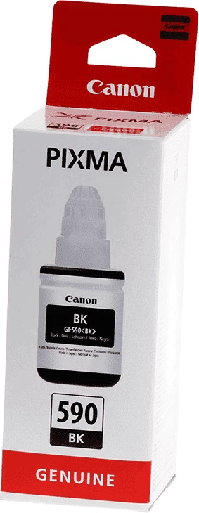 Shishe boje, Canon, GI-590BK (1603C001), për PIXMA Ink Tank, e zezë