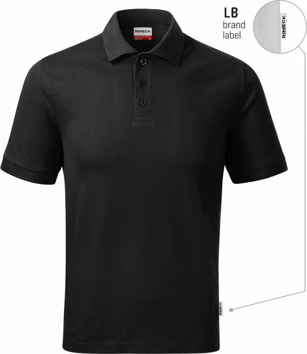 Maicë polo për meshkuj Malfini, e zezë