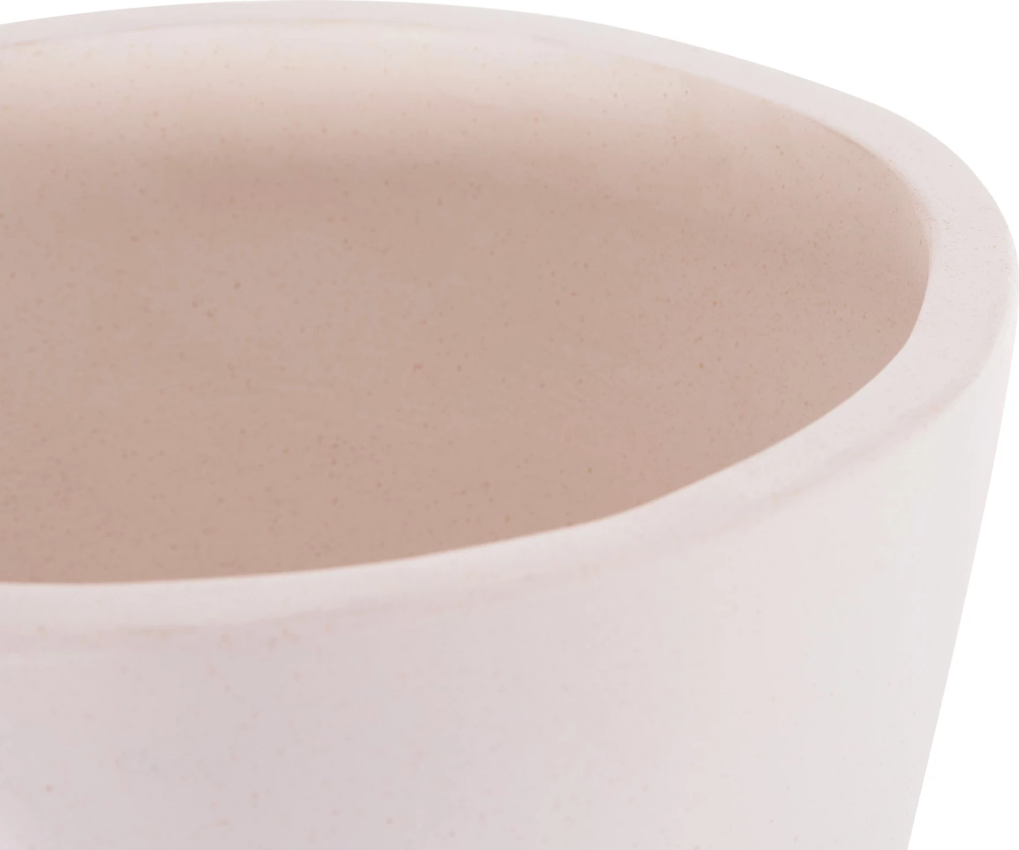 Vazo dekorative për dysheme NEBULA, fibër-cement, dru tik, e bardhë, Φ60x115cm