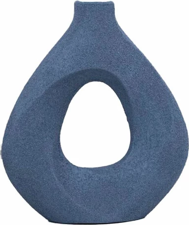 Vazo MED, alumin, ngjyrë blu, 22x7x25cm