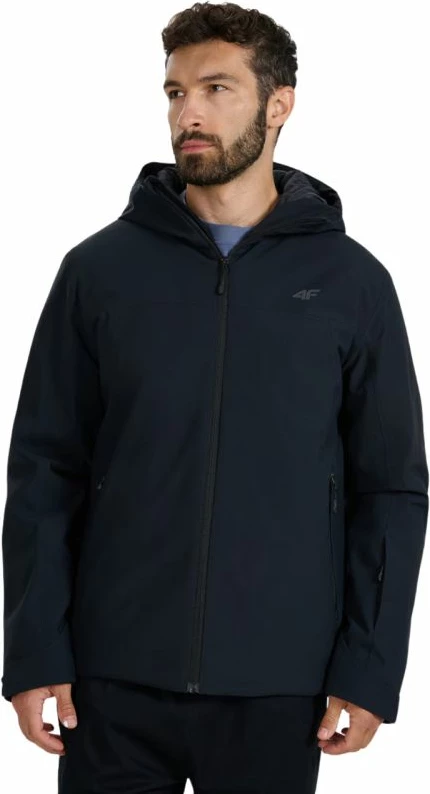 Jakne ski për meshkuj 4f, e zezë