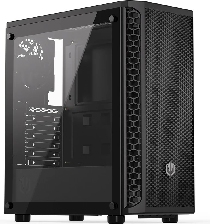 Kasë Endorfy Signum 300 Core, Midi Tower, Tempered Glass, e zezë