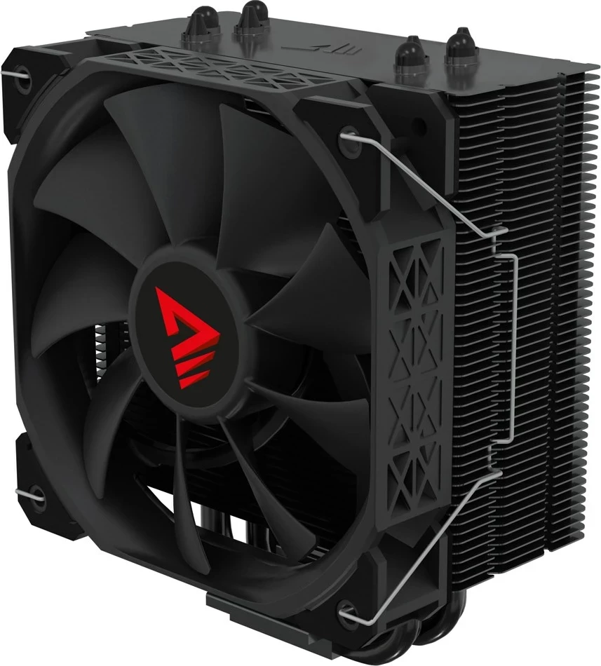 Ftohës ajri për procesor SAVIO VORTEX X2 BLACK, 12 cm, i zi