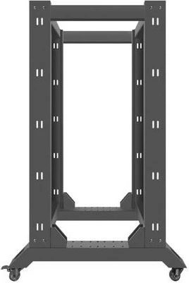 Kasë e hapur Lanberg OR01-6822-B, 22U, 600x800mm, e zezë