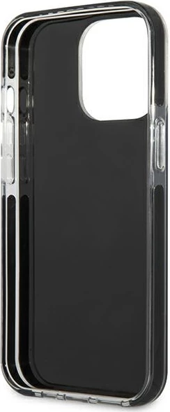 Mbështjellës Karl Lagerfeld KLHCP13LTPEIKK për iPhone 13 Pro/13 6.1", i fortë, i zi Iconik Karl