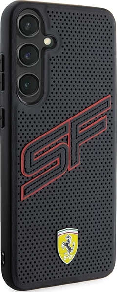 Mbështjellës Ferrari Big SF Perforated për Samsung Galaxy S24+, i zi