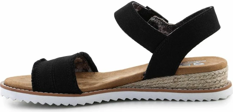 Espadrille Skechers për femra, të zeza