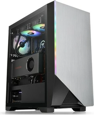 Kasë Thermaltake H550 TG ARGB midi tower, xham i temperuar, e zezë/gri