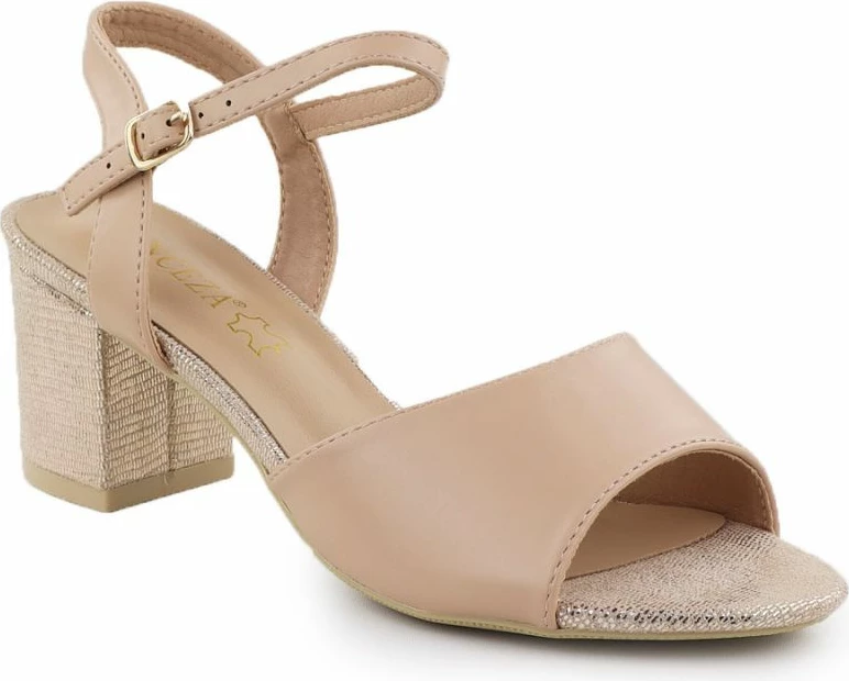 Sandale me taka të larta Vinceza 20275, bezhë, femra