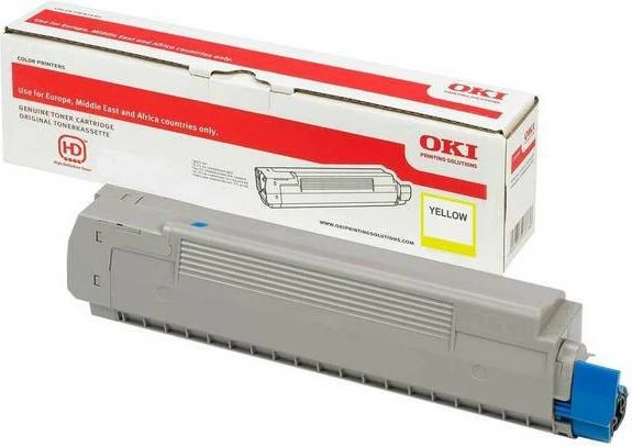 Toner OKI 46490401 për C532/MC573, 1500 faqe, e verdhë