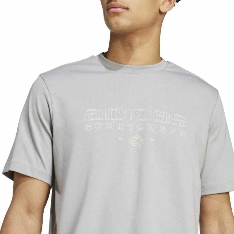 Maicë adidas për meshkuj, e hirtë