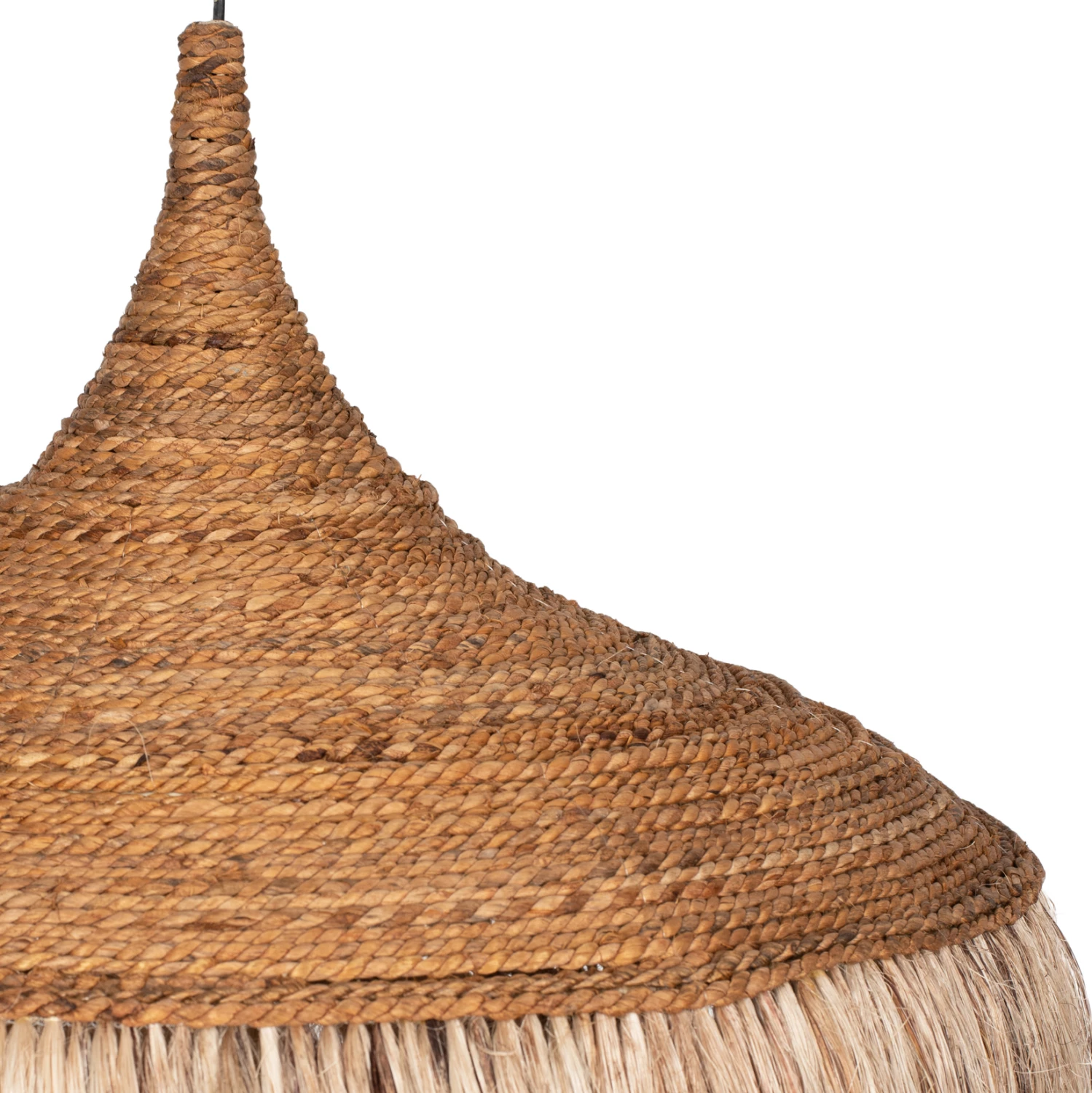 Llambë tavani me thekë, ngjyrë natyrale, 80x80x70H cm, FH7755