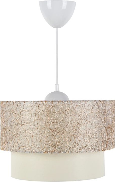 Dritë tavani PWL-1087 E27, ecru, D30x20cm