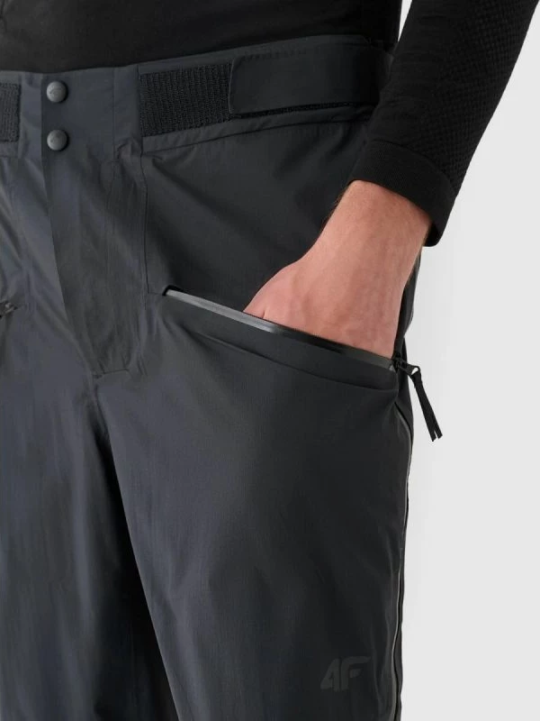 Pantallona ski touring për meshkuj 4F, të zeza