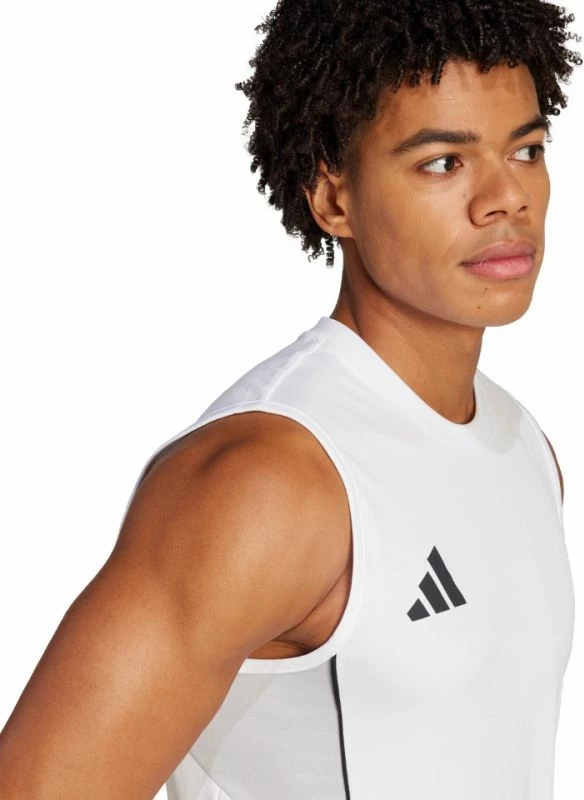 Fanellë pa mëngë për meshkuj adidas, e bardhë