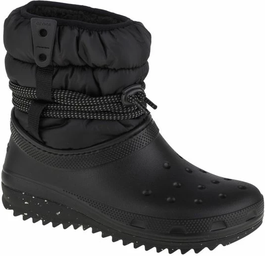 Çizme për femra Crocs, të zeza