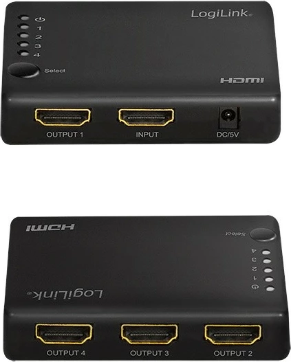 Splitter HDMI LogiLink HD0036, 4xHDMI, 4K, 30Hz, i zi