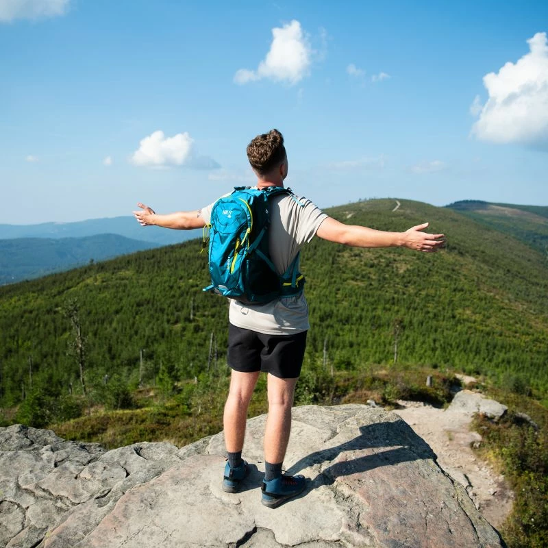 Çantë shpine turistike Nils Extreme NC1917, e kaltër, 40L
