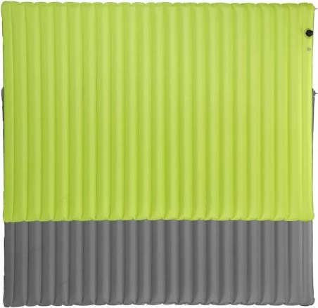 Dyshek me ajër dopio BRUNNER Alveo Double 0412028N 220x142 cm, me çantë, jeshile