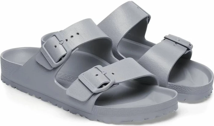 Flip-Flops për meshkuj Birkenstock, gri/argjend