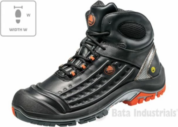 Çizme të shkurta unisex Bata Industrials, të zeza