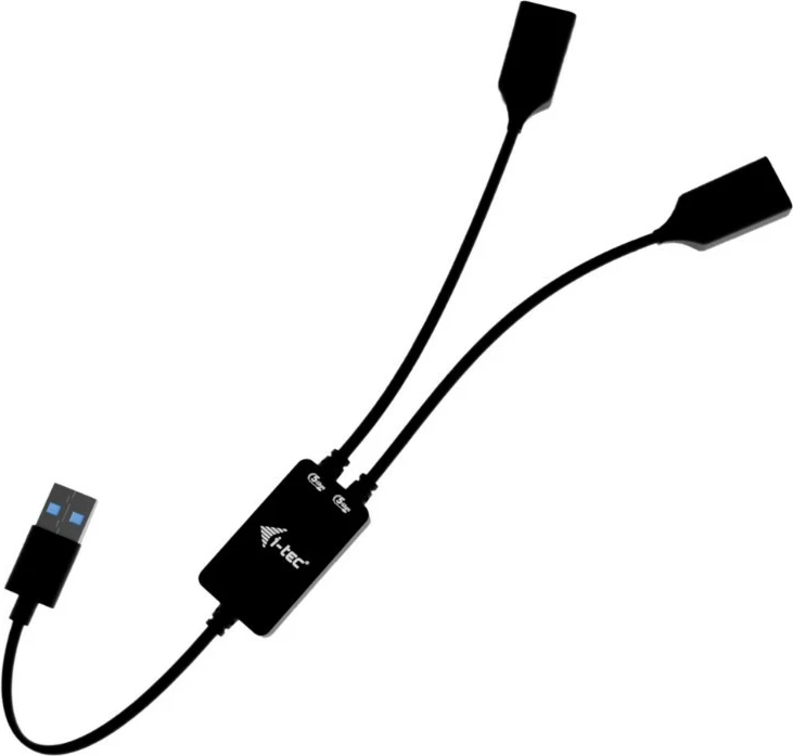 HUB USB-A i-tec U3CBLHUB2A, 2 porta, i zi