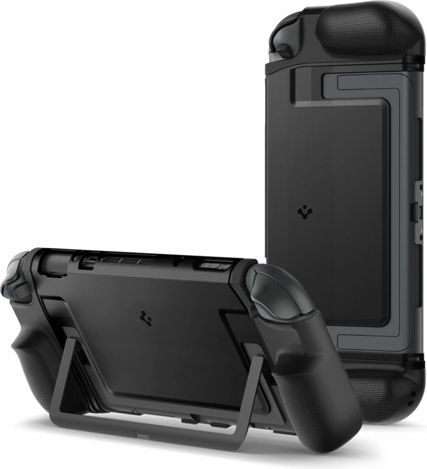 Mbështjellës Spigen Dual Grip për Nintendo Switch, i zi