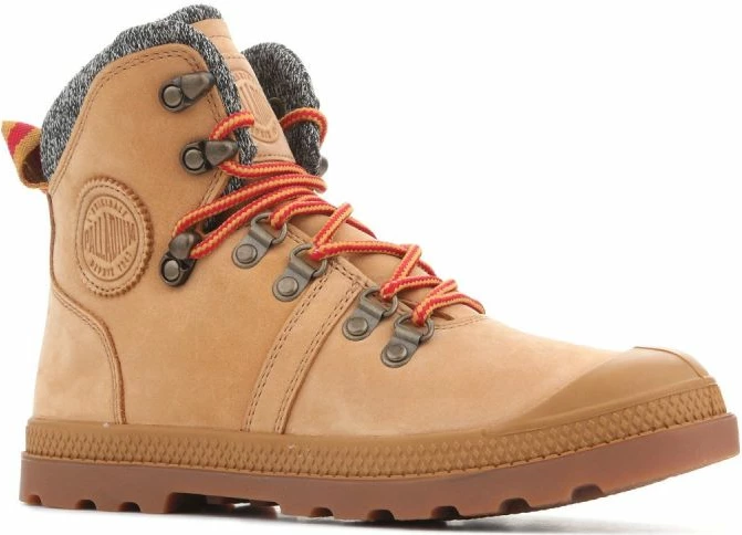 Çizme Palladium Pallabrouse për femra, ngjyrë kafe