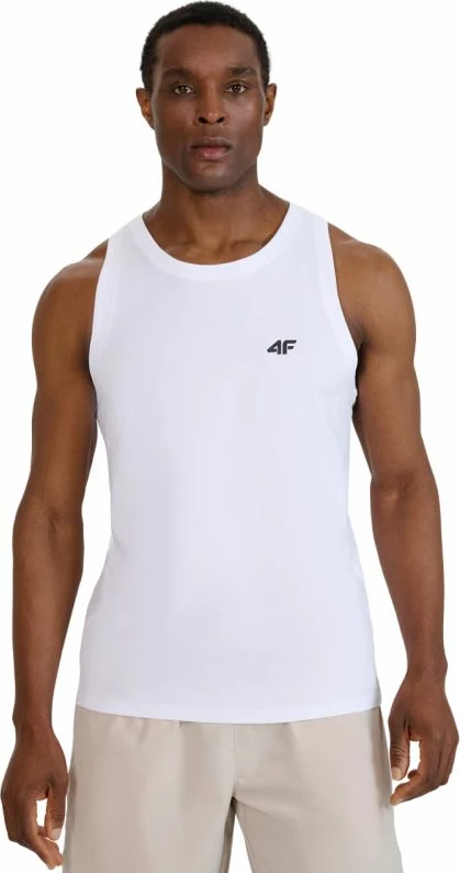 Maicë pa mëngë për meshkuj 4f, e bardhë