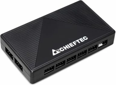 Kasë CHIEFTEC HUNTER 3 GS-03B-OP ATX/E-ATX USB-C RGB me xham të temperuar, e zezë