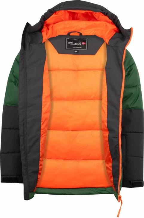 Jakne për fëmijë Trollkids, e gjelbër