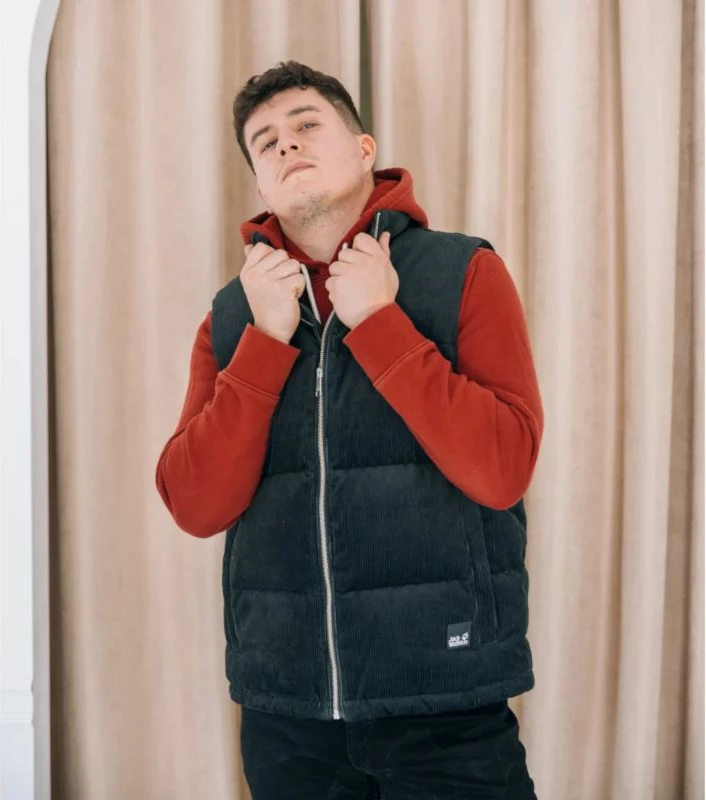 Jelek Jack Wolfskin për meshkuj, i zi