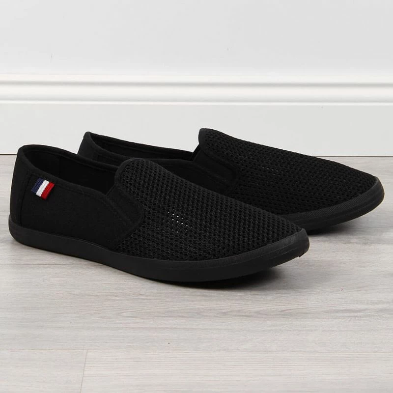 Atlete slip-on për meshkuj Yakimasport News, të zeza