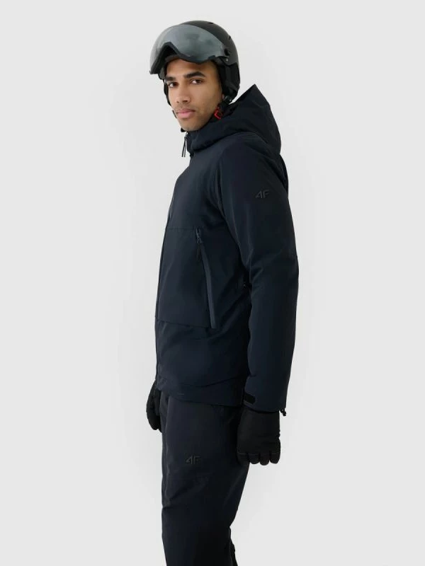 Jakne ski për meshkuj 4f, e zezë