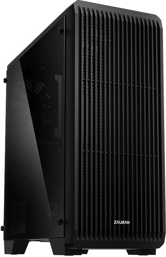 Kasë Zalman S2 TG, ATX Mid Tower, xham i temperuar, e zezë