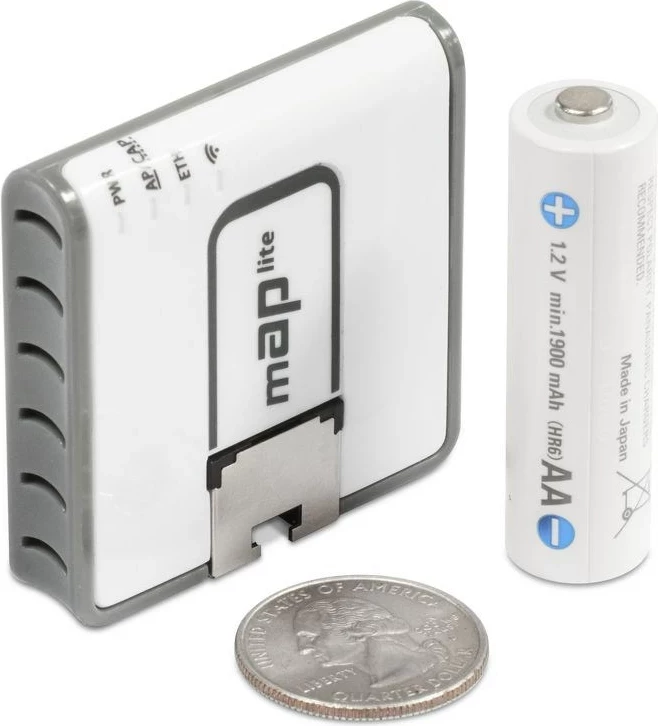 Router MikroTik mAP lite, Power over Ethernet, Bardhë