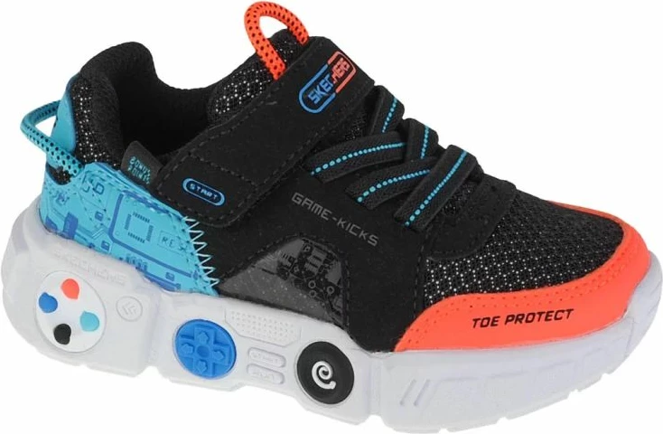 Këpucë fëmijë Skechers, të zeza