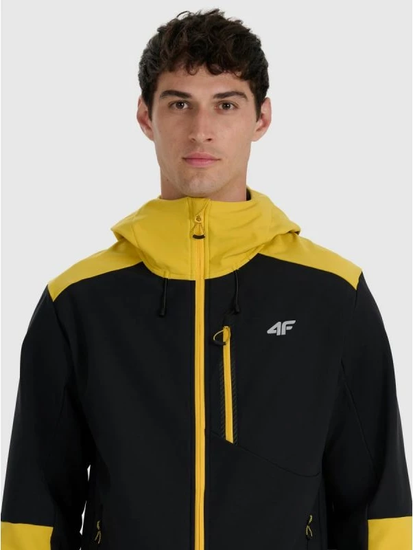 Jakne softshell për meshkuj 4F, e zezë