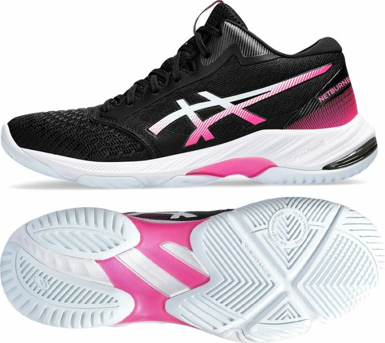 Atlete për femra Asics, Netburner Ballistic FF MT 3, të zeza