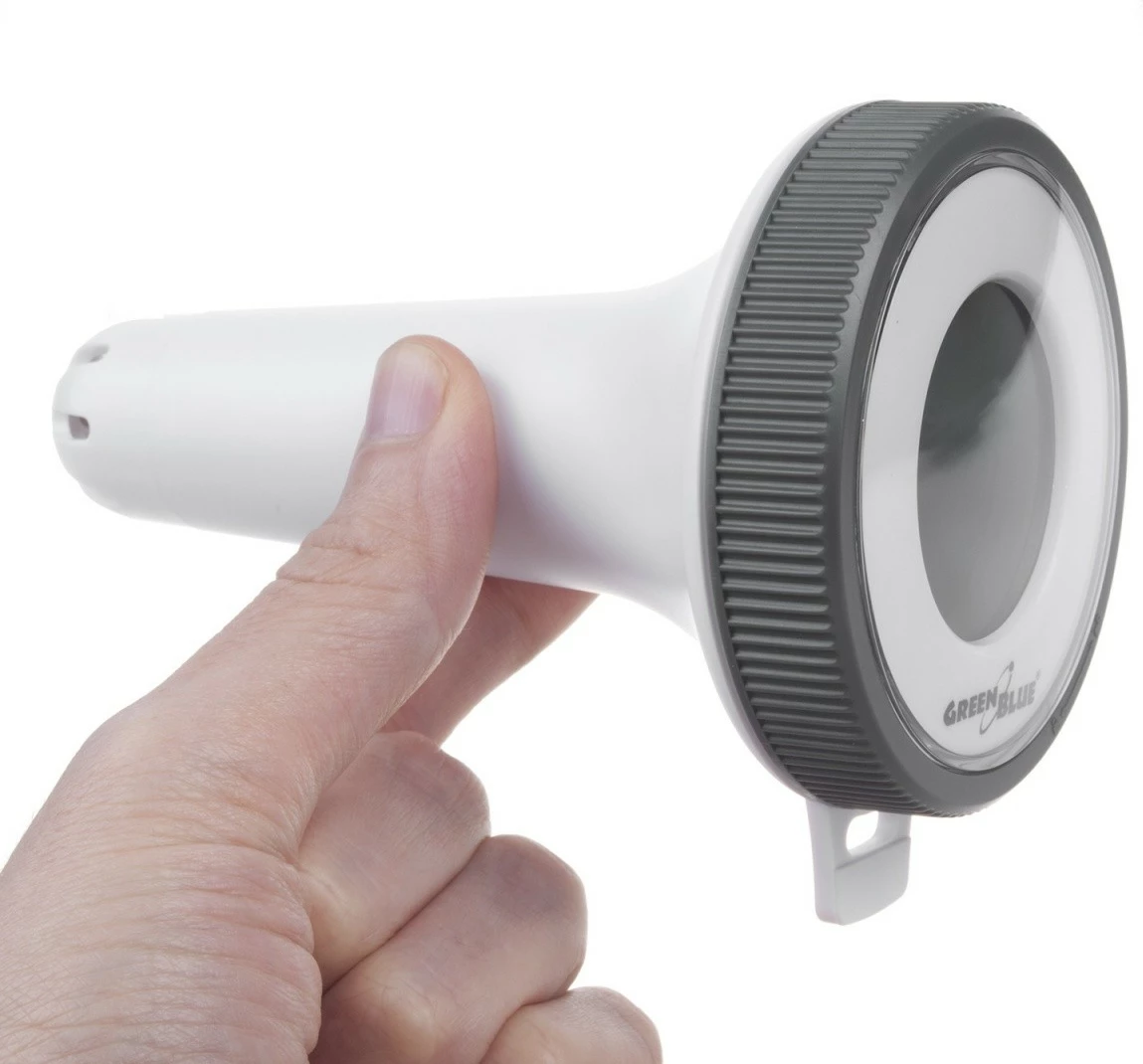 Stacion moti me termometër për pishinë GreenBlue GB216, i bardhë