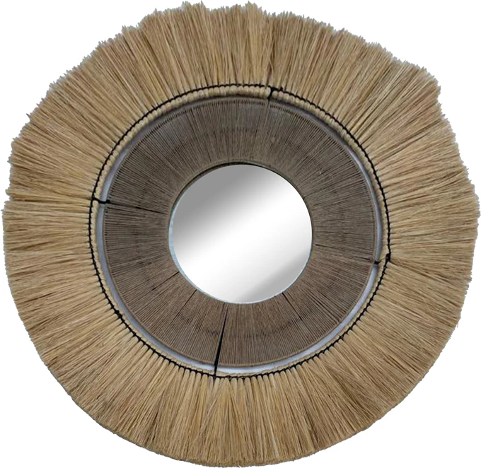 Pasqyrë Krava Inart bari natyral D77x3cm