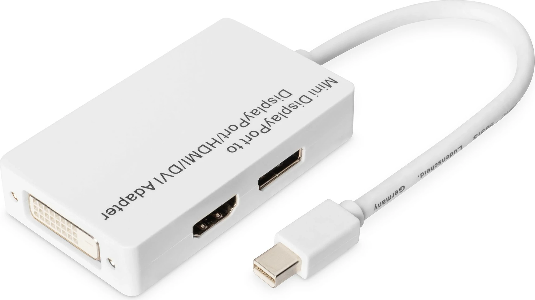 Adapter Mini DisplayPort-DVI-D Digitus 0.2m i bardhë