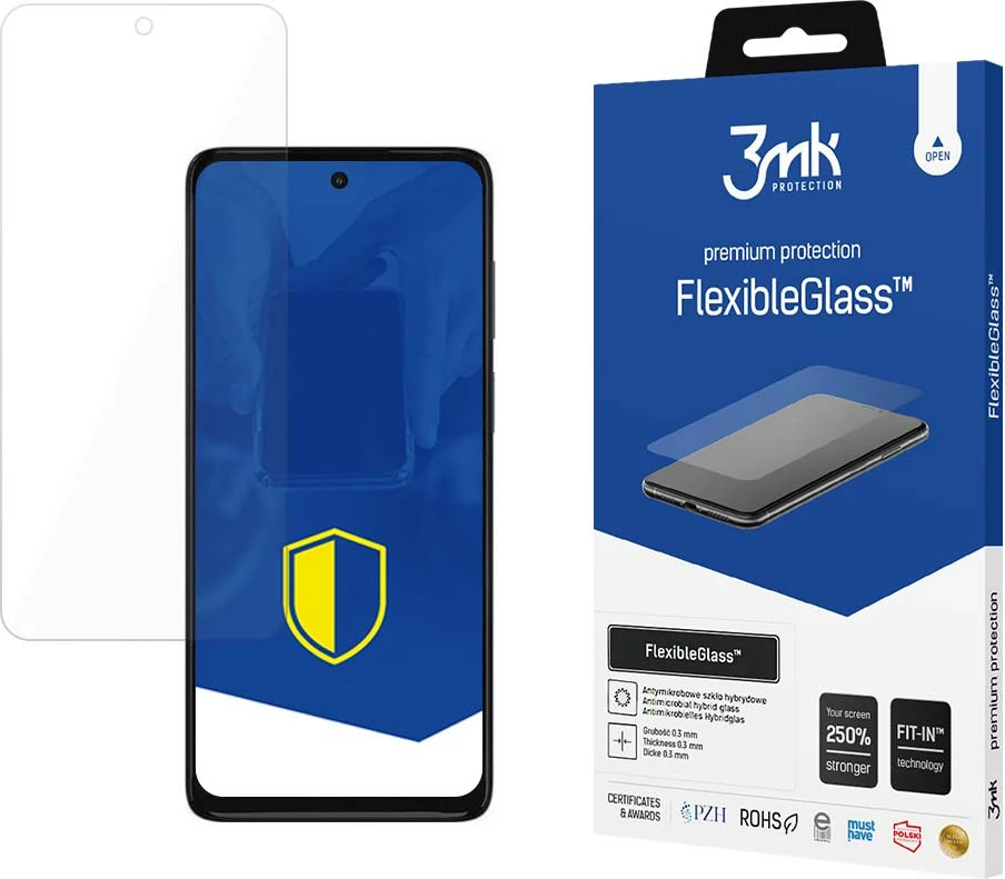 Xham mbrojtës hibrid për ekran, 3mk Protection FlexibleGlass, për Motorola Moto G62 5G