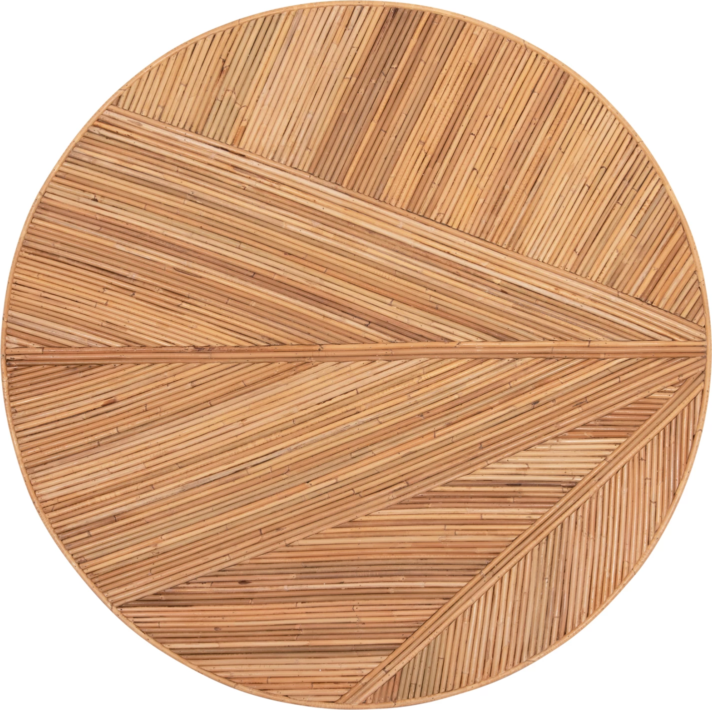 Tavolinë ngrënieje rrethore Gatsby, rattan natyral, Φ120x76H cm