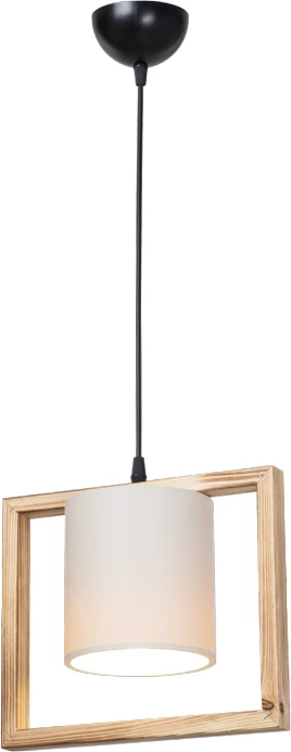 Llambë tavani një-dritëshe Sereda, ngjyrë kafe-krem, 28x14x27cm