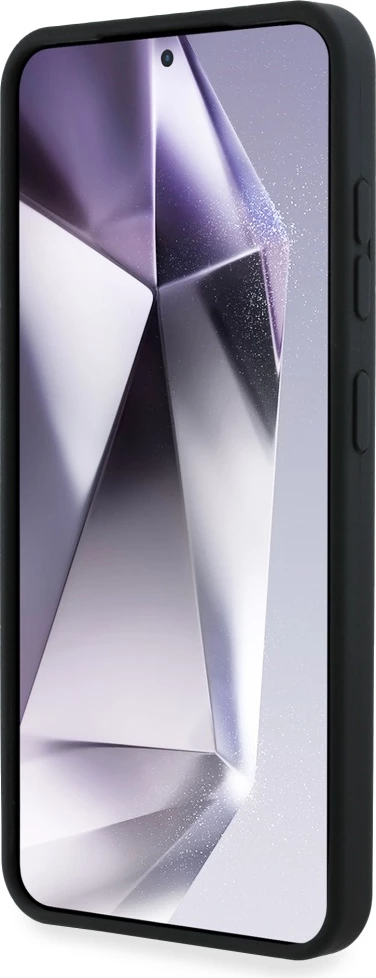 Mbështjellës Karl Lagerfeld Silicone Double Heads And Circle MagSafe për Samsung Galaxy S25 Plus, i zi